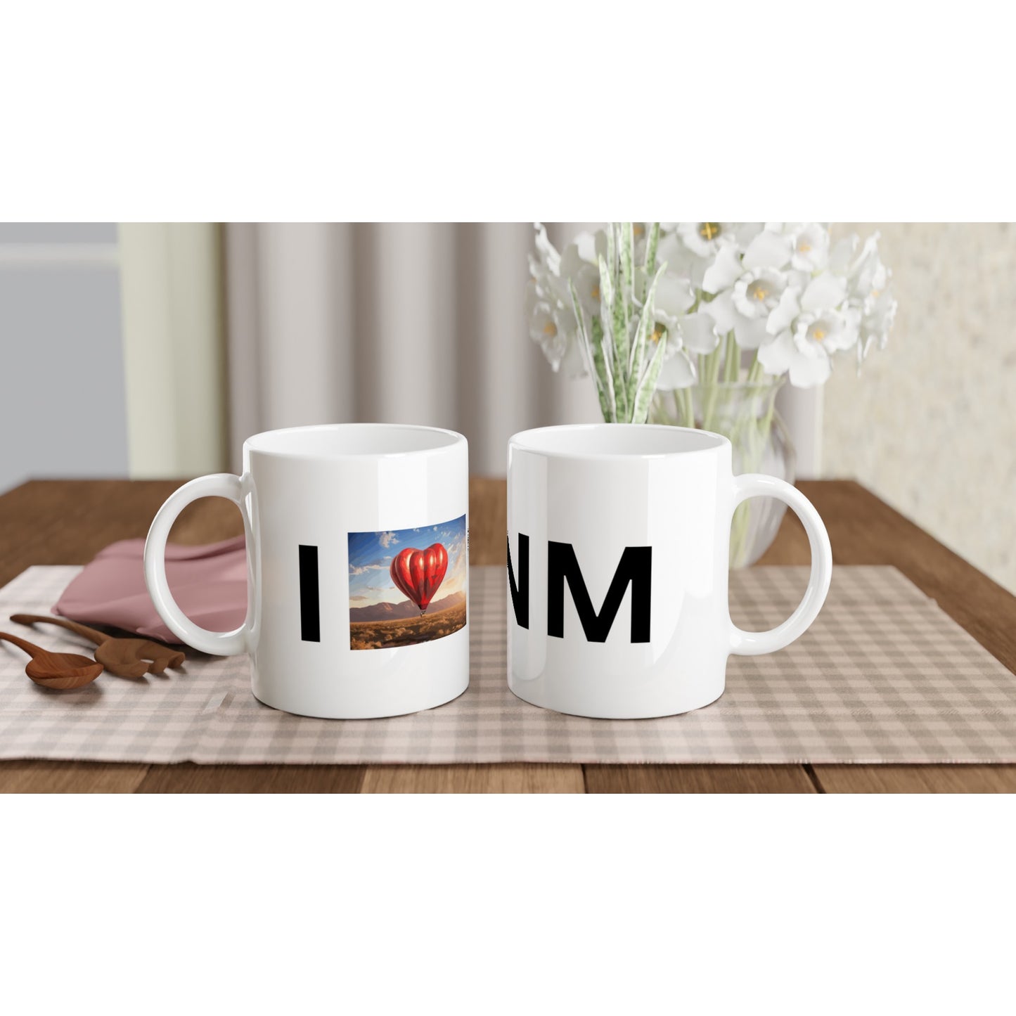 I ♥ NM mug - white 11oz ceramic mug